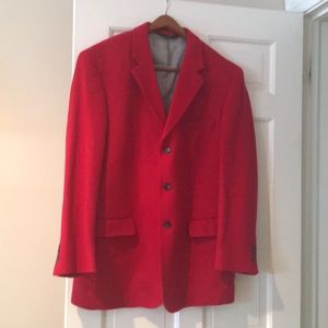 Jos. A Bank 44R Red Camel Hair Jacket